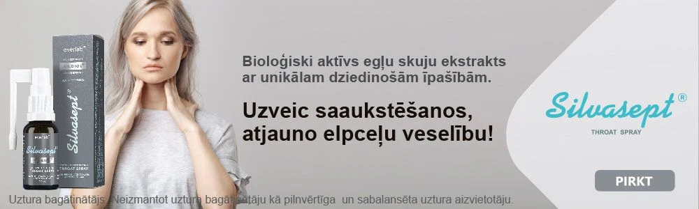 Sezonas bieds – iekaisis un kņudošs kakls – kā rīkoties, paļaujies uz Silvasept® Spray ar Silbiol®?