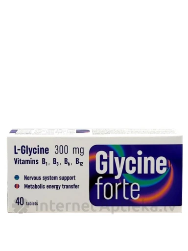 Glycine forte, 40 таблеток | internetaptieka.lv