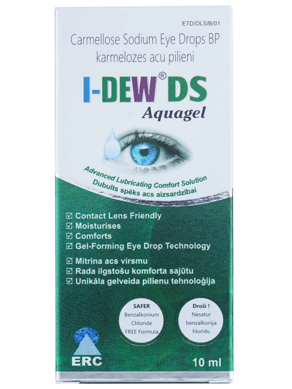 I-DEW DS Aquagel капли для глаз, 10 мл - InternetAptieka.lv