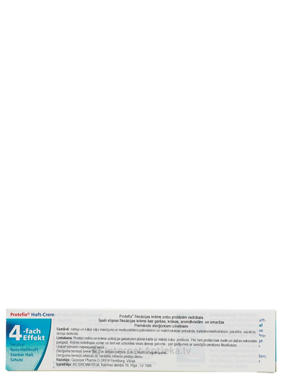 Protefix Haft-Creme Neutral īpaši stipras fiksācijas krēms protēzēm, 47 ml | internetaptieka.lv