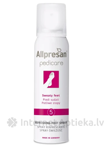 Allpresan*5 atsvaidzinošs sprejs kājām, 100 ml | internetaptieka.lv