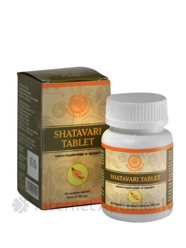 Golden Chakra Shatavari, 60 таблеток | internetaptieka.lv