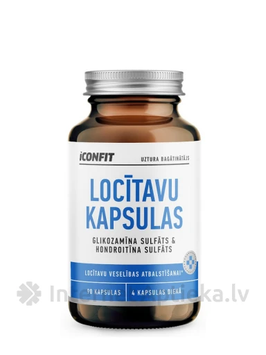 ICONFIT Locītavu kapsulas (Glikozamīns un hondroitīns), 90 gb. | internetaptieka.lv