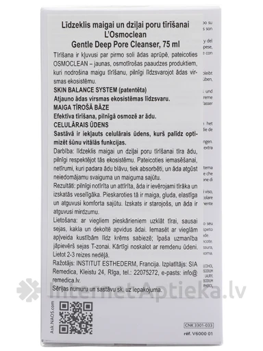 Institut Esthederm Osmoclean poru attīrīšanas līdzeklis, 75 ml | internetaptieka.lv