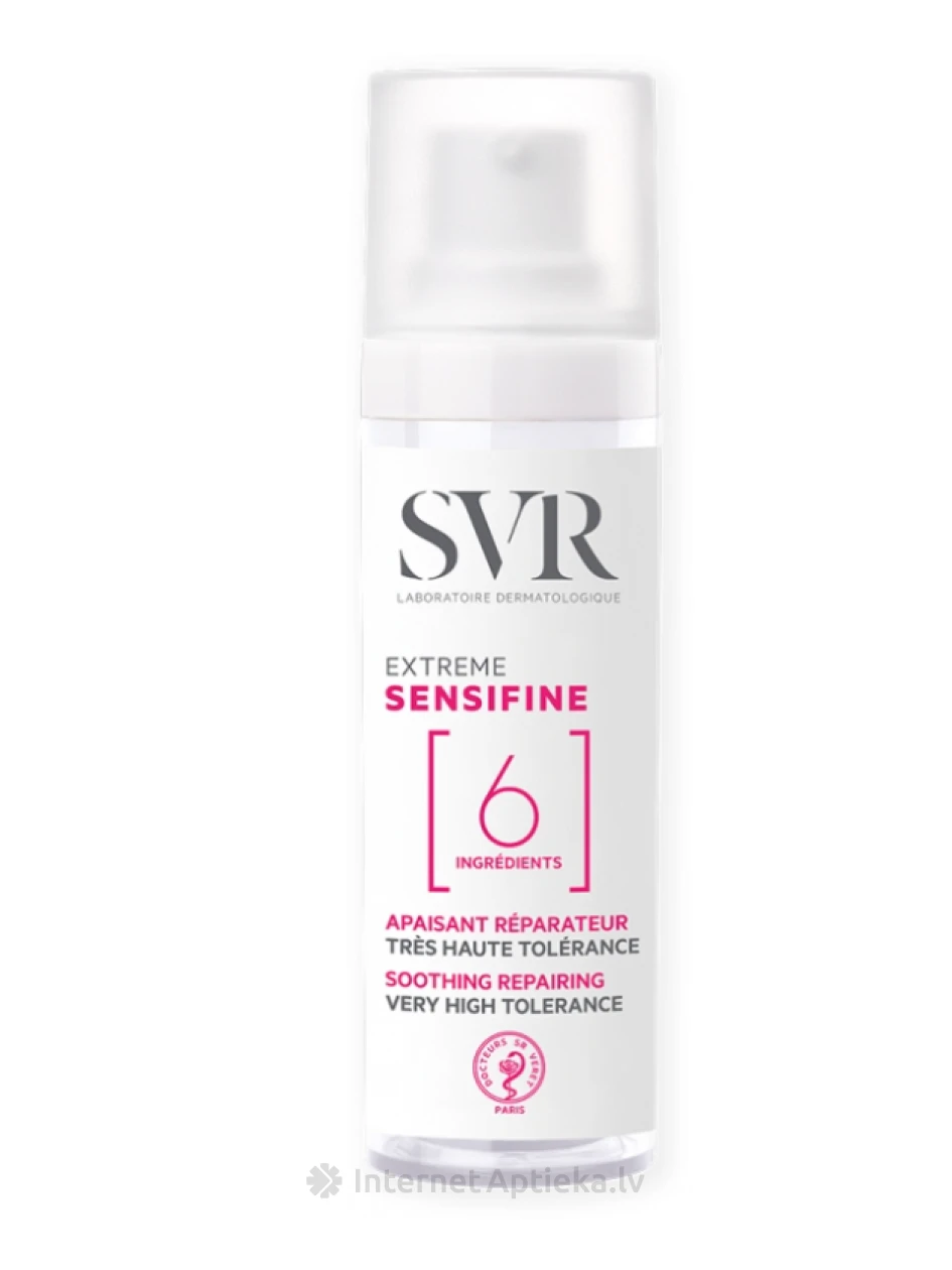 SVR SENSIFINE EXTREME крем для лица для самой чувствительной, реактивной и поливаллергической кожи, 30 мл | internetaptieka.lv
