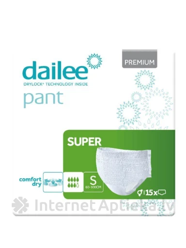 Dailee Pant Premium mähe Super S, 15 tk. | internetaptieka.lv