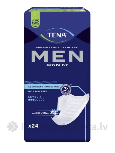 TENA Men Level 1 ieliktņi vīriešiem, 24 gb. | internetaptieka.lv