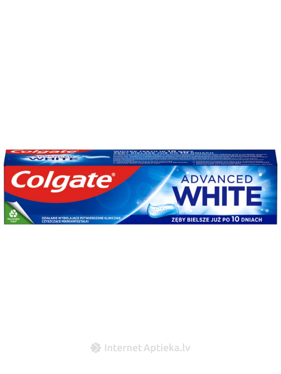 Colgate zobu pasta Advanced White, 75 ml | internetaptieka.lv