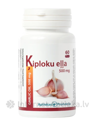 AP Ķiploku eļļa 500 mg, 60 kapsulas | internetaptieka.lv