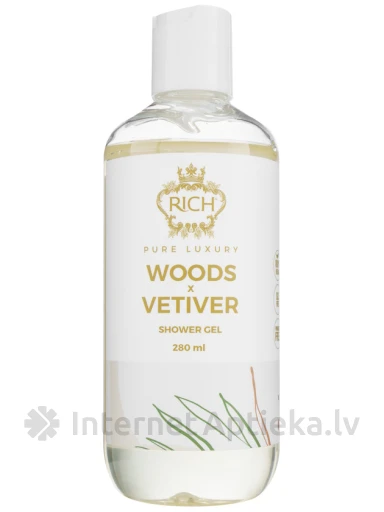 RICH Pure Luxury Mitrinoša dušas želeja ar maigu koka aromātu, 280 ml | internetaptieka.lv