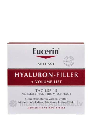 Eucerin Vollume-Filler дневной крем от морщин, 50 мл | internetaptieka.lv