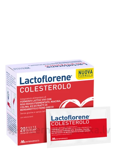 Lactoflorene Colesterolo pulveris, 20 paciņas | internetaptieka.lv
