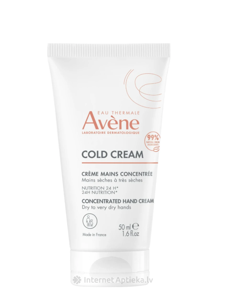 AVENE COLD CREAM Roku krēms Koncentrēts, 50 ml | internetaptieka.lv