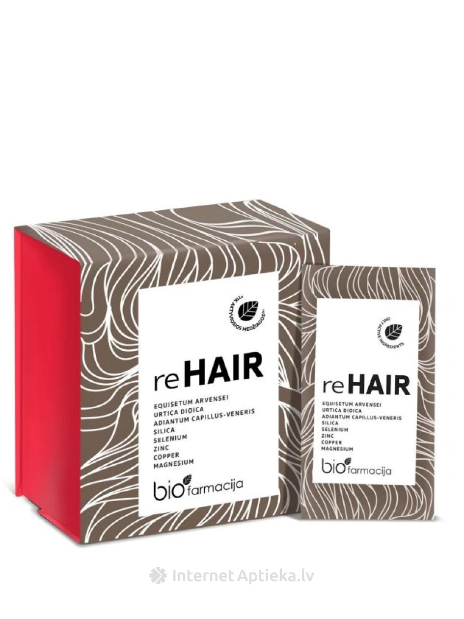 Biofarmacija reHAIR pulveris, 28 paciņas | internetaptieka.lv