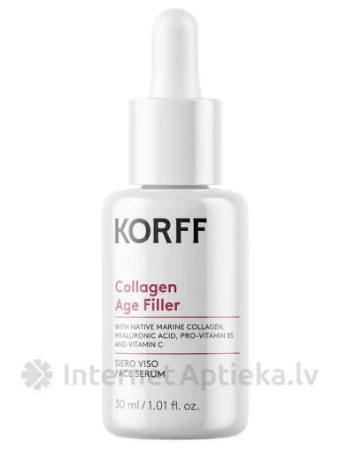KORFF COLLAGEN AGE FILLER pretnovecošanās serums, 30 ml | internetaptieka.lv