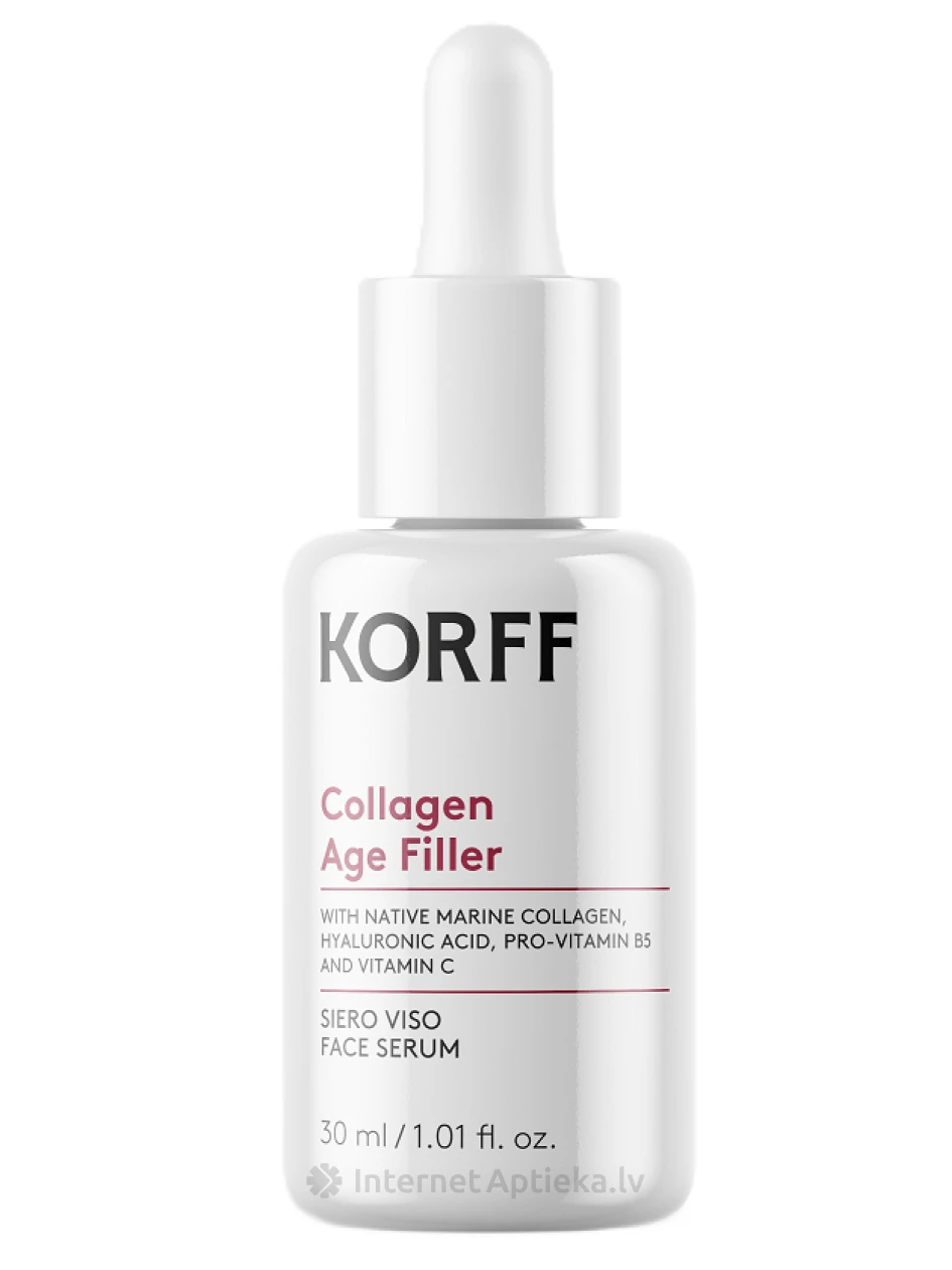 KORFF COLLAGEN AGE FILLER pretnovecošanās serums, 30 ml | internetaptieka.lv