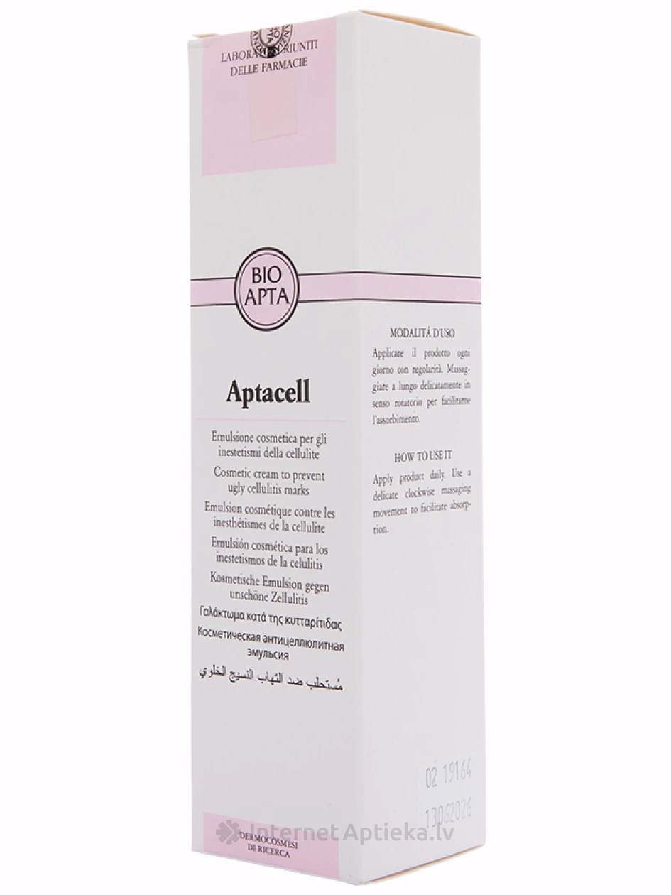 Bioapta Aptacell pretcelulīta emulsija, 150 ml | internetaptieka.lv