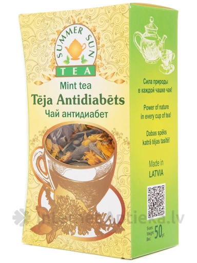 Summer sun tea, Чай антидиабет, 50 г | internetaptieka.lv
