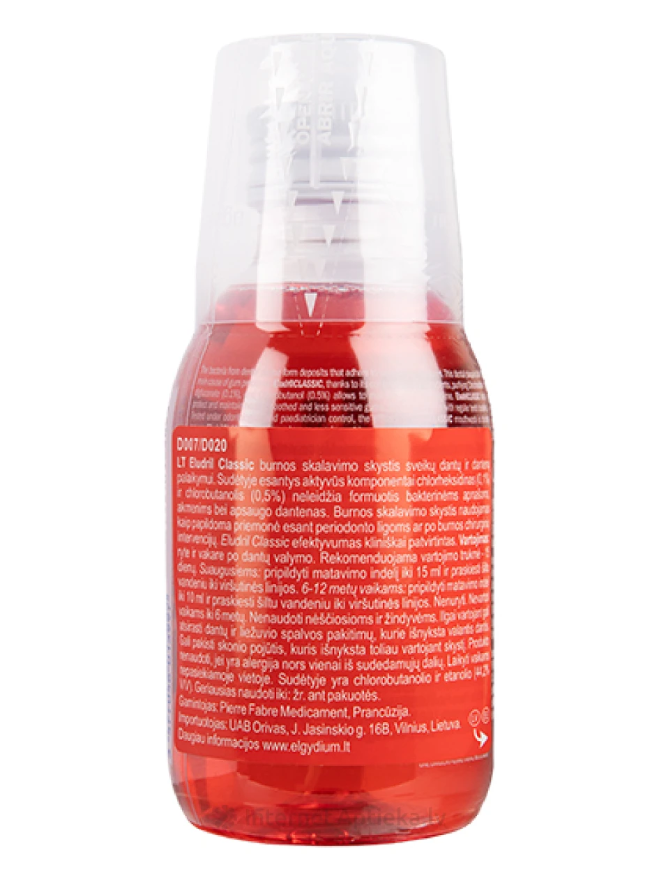 Eludril Classic suuloputus, 200 ml | internetaptieka.lv