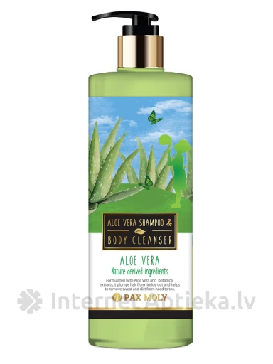 PAX MOLY Šampoon Aloe Vera, 500 ml | internetaptieka.lv