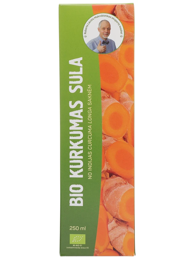 Bio kurkumas sula, 250 ml