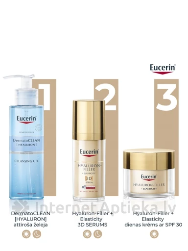 Eucerin Hyaluron-Filler + Elasticity päevakreem SPF30, 50 ml | internetaptieka.lv