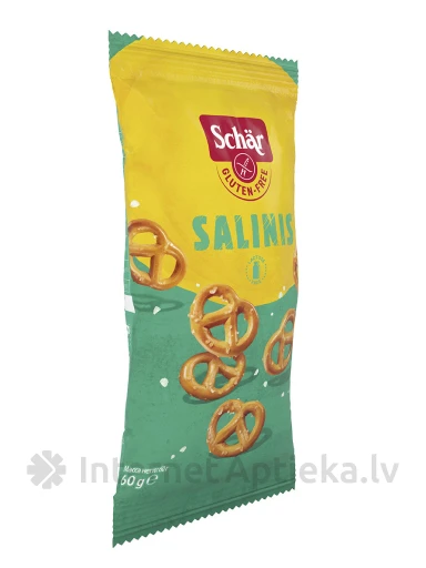 Schär Salinis bezglutēna sāļie kliņģerīši, 60 g | internetaptieka.lv