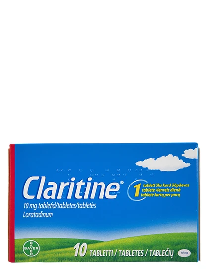 Claritine 10 mg, 10 tabletes - InternetAptieka.lv