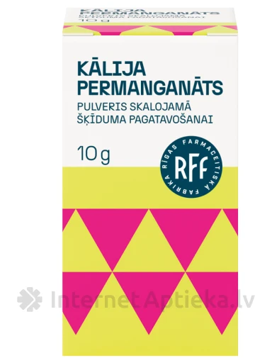 Kaaliumpermanganaat (sinised terad), 10 g | internetaptieka.lv