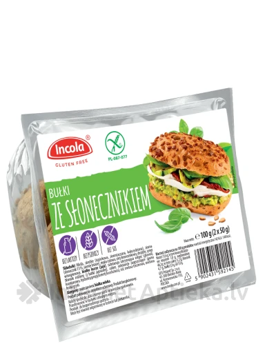 Incola gluteenivabad kuklid päevalilleseemnetega, 2x50 g | internetaptieka.lv
