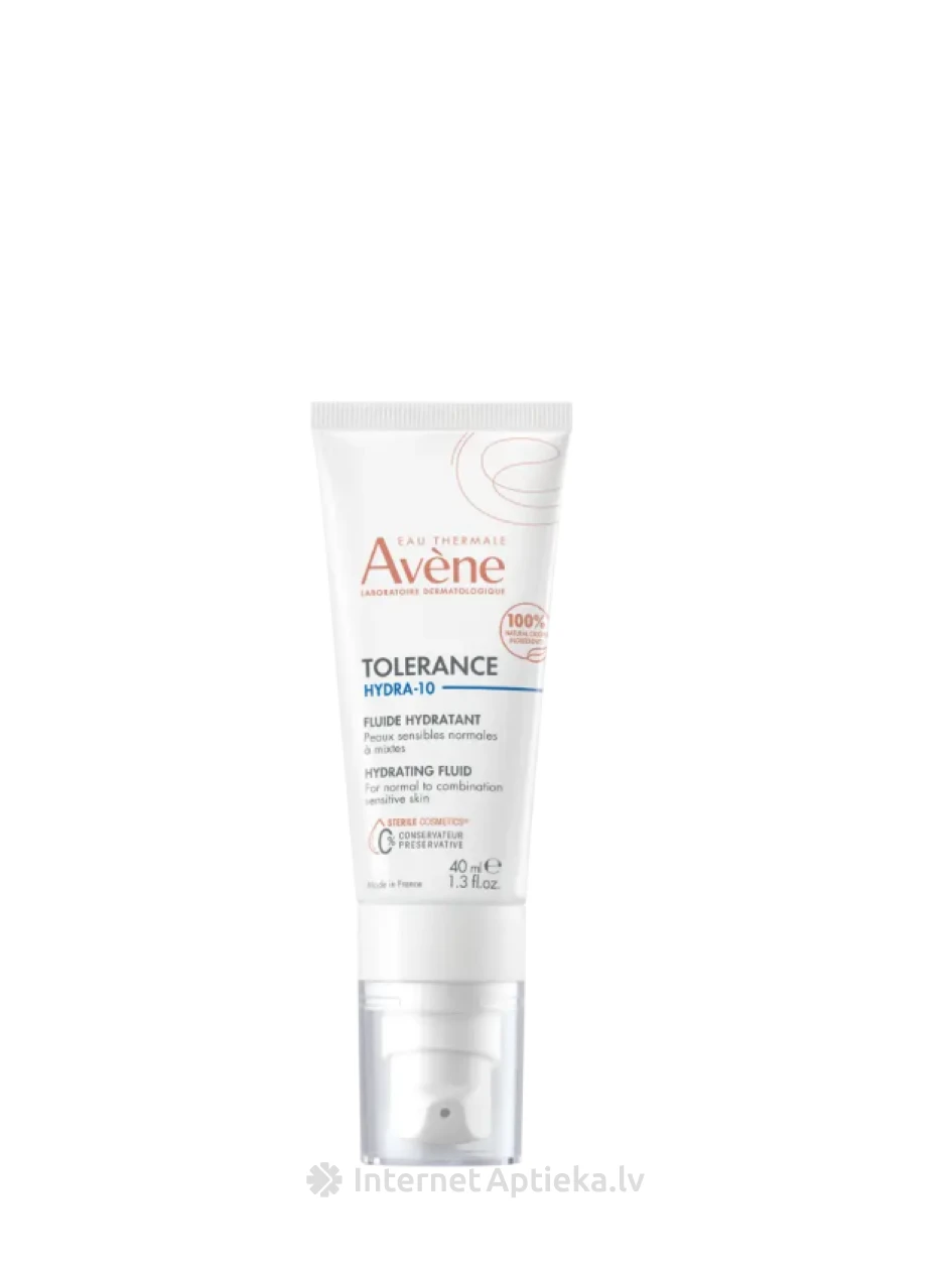 AVENE TOLERANCE HYDRA-10 Drėkinamasis skystis normaliam mišriam odai, 40 ml | internetaptieka.lv