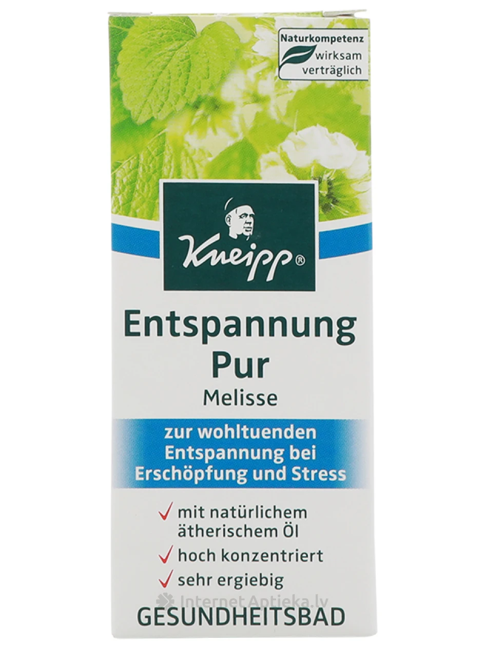 Kneipp melissi vanniekstrakt, 20 ml | internetaptieka.lv
