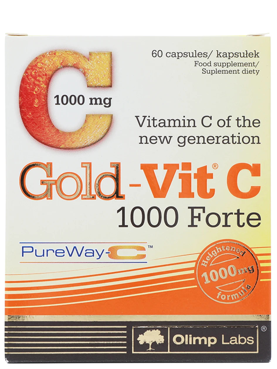 Olimp Labs GOLD-VIT C 1000 FORTE kapslid, 60 tk | internetaptieka.lv