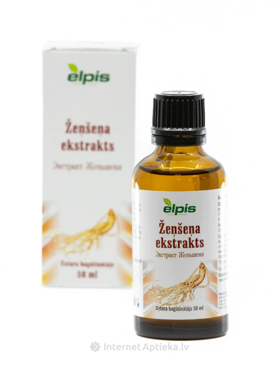 Elpis Žeņšeņa ekstrakts, 50 ml | internetaptieka.lv