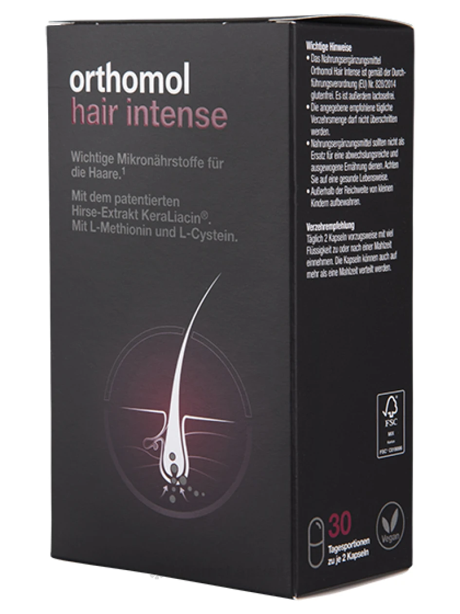Orthomol Hair Intense, 30 gb. | internetaptieka.lv