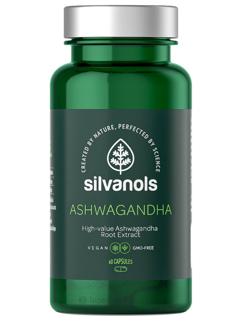 Silvanols Ashwagandha kapsulas, 60 gb. | internetaptieka.lv