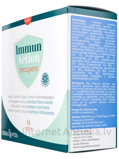 ERBA VITA Immun Action Recupero, 14 pakki | internetaptieka.lv