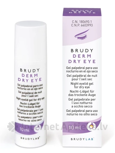 Brudy Dern dry eye Niisutav öögeel silmalaugudele, 10 ml | internetaptieka.lv