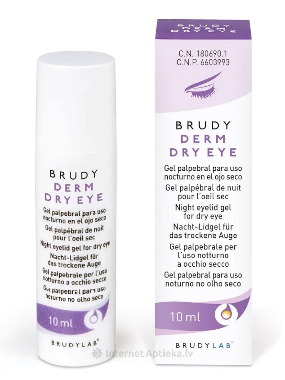 Brudy Dern dry eye Niisutav öögeel silmalaugudele, 10 ml | internetaptieka.lv