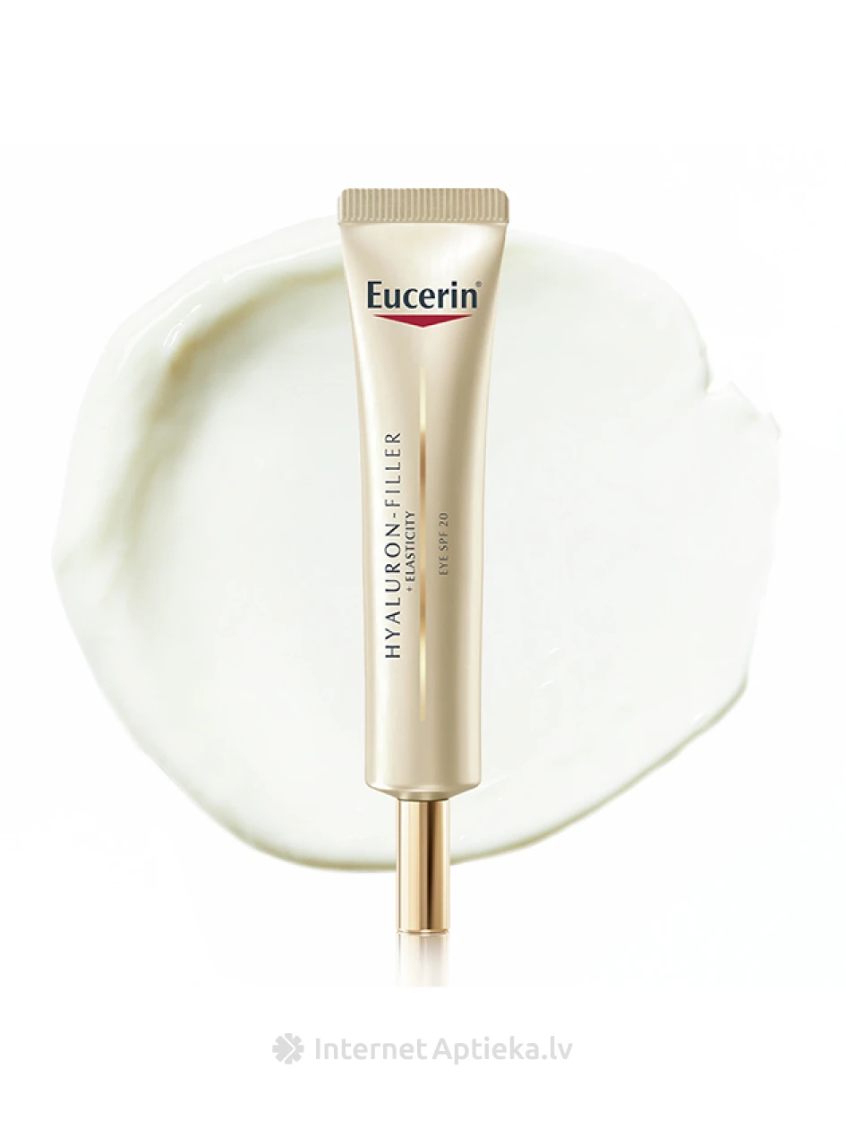 Eucerin Hyaluron-Filler + Elasticity SPF 20 Крем для кожи вокруг глаз, 15 мл | internetaptieka.lv