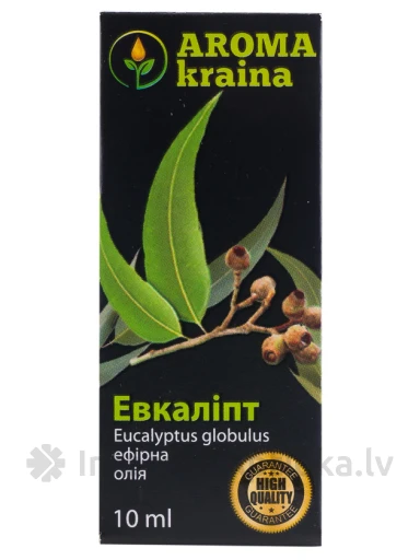 Eikalipta ēteriskā eļļa, 10 ml | internetaptieka.lv