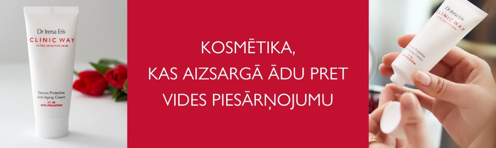 Kosmētika, kas aizsargā ādu pret vides piesārņojumu