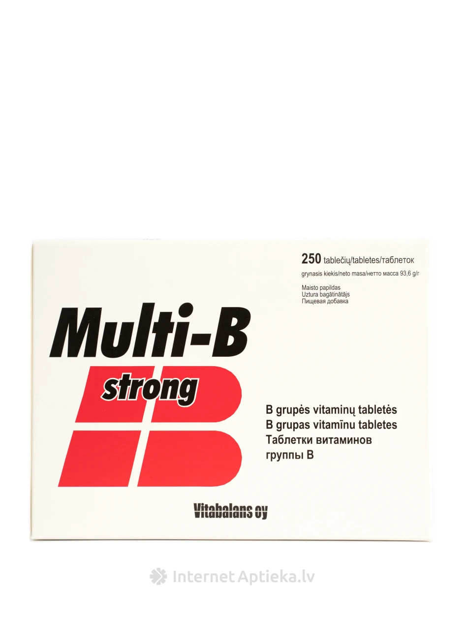 Multi B strong, 250 таблеток | internetaptieka.lv