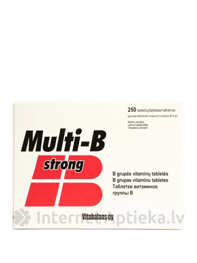 Multi B strong, 250 таблеток | internetaptieka.lv