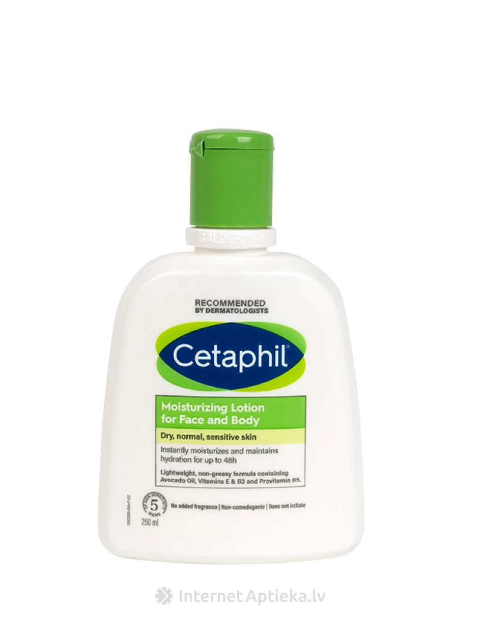 CETAPHIL niisutav emulsioon näole ja kehale, 250 ml | internetaptieka.lv