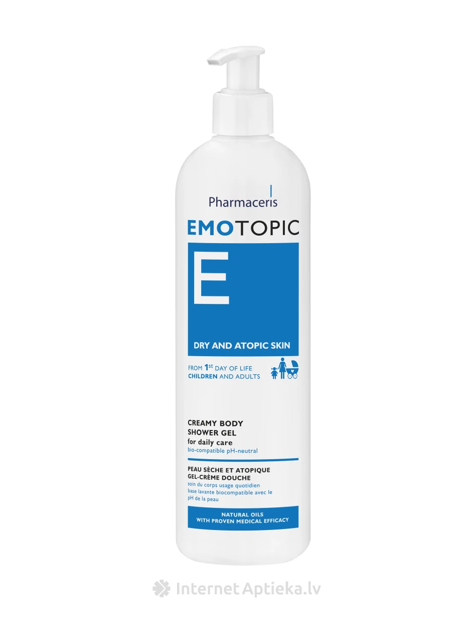 Pharmaceris E EmoTopic kreemjas dušigeel, 400 ml | internetaptieka.lv