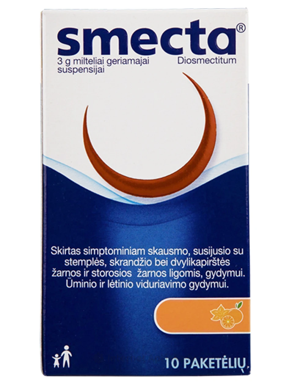 Smecta pulber apelsinimaitsega, 10 pakki | internetaptieka.lv
