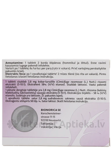 Klimadynon 2.8 mg, 90 tabletes | internetaptieka.lv