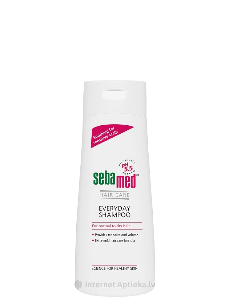 SEBAMED šampūns ikdienas lietošanai normāliem un sausiem matiem, 200 ml | internetaptieka.lv