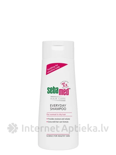 SEBAMED šampūns ikdienas lietošanai normāliem un sausiem matiem, 200 ml | internetaptieka.lv